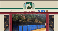 Desktop Screenshot of americanstalls.com